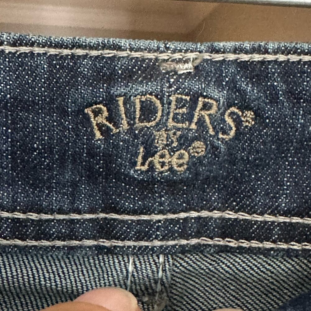 Riders by Lee Indigo Women's Relaxed Fit Straight-Leg Jean Sz 14 - Picture 6 of 7